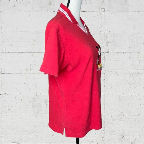 Vintage 90's Walt Disney World All The Fun In the World Polo Shirt Size Large - Picture 3 of 9